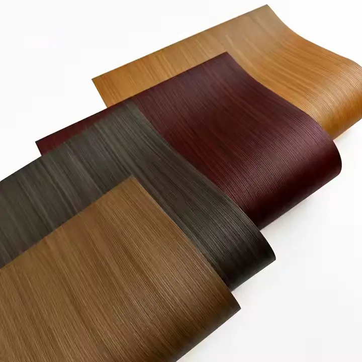 Anti-scratch ξύλο κόκκων PVC Marble Lamination Film