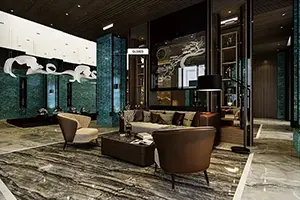 Μη αυτοδεστικό μαρμάρινο PVC/Pet Film Roll