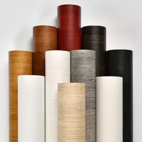 Vacume Τύπος ξύλου κόκκων PVC Heat Shrink Film